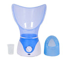 Deep Cleaning Facial Cleaner Beauty Face Steaming Device Facial Steamer Machine Facial Thermal Sprayer Skin Care Tool Automatic Alcohol Sprayer EU Plug(Blue)