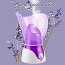Deep Cleaning Facial Cleaner Beauty Face Steaming Device Facial Steamer Machine Facial Thermal Sprayer Skin Care Tool Automatic Alcohol Sprayer EU Plug (Pink)
