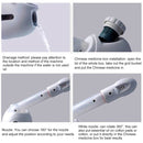 Facial Steamer Mist Sprayer SPA Steaming Machine Beauty Instrument Face Skin Care Tools Automatic Alcohol Sprayer(White)