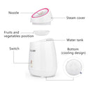 Maoer Fruit Vegetable Facial Face Steamer Household Spa Beauty Instrument Thermal Nano Spray Water Whitening Face Steamer Machine Automatic Alcohol Sprayer (Pink)