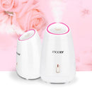 Maoer Fruit Vegetable Facial Face Steamer Household Spa Beauty Instrument Thermal Nano Spray Water Whitening Face Steamer Machine Automatic Alcohol Sprayer (Pink)