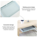 Portable Laptop Desk Student Dormitory Lazy Study Folding Table(Blue)