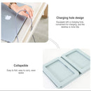 Portable Laptop Desk Student Dormitory Lazy Study Folding Table(Blue)