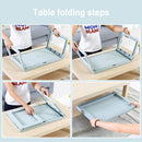 Portable Laptop Desk Student Dormitory Lazy Study Folding Table(Blue)