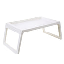 Portable Laptop Desk Student Dormitory Lazy Study Folding Table(White)