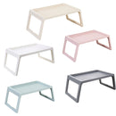 Portable Laptop Desk Student Dormitory Lazy Study Folding Table(White)