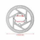 2 PCS For Xiaomi Mijia M365 Electric Scooter Front and Rear Wheel Disc Brake Pads(Silver)