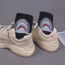 10 Pairs Cartoon Shark Socks Funny Fashion Cotton Socks(White)