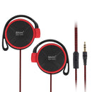 Shini Q940 3.5mm Super Bass EarHook Earphone for Mp3 Player Computer Mobile(Red No Mic)