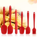 6 in 1 Food Grade Silicone Spatula Cake Spatula Oil Brush Mixing Knife Baking Cooking Utensils Set(Blue)