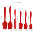 6 in 1 Food Grade Silicone Spatula Cake Spatula Oil Brush Mixing Knife Baking Cooking Utensils Set(Blue)