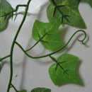 12 PCS 2.4M Artificial Ivy Green Leaf Garland Plants Vine Fake Home Decor PlasticFlower Rattan String