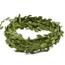 10 PCS Cloth Leaf Garland Decoration Accessories Green Leaf Cane Leaf Simulation DIY Garland Material, Size:5 Meters / Card