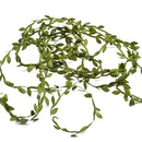 10 PCS Cloth Leaf Garland Decoration Accessories Green Leaf Cane Leaf Simulation DIY Garland Material, Size:5 Meters / Card