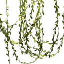 10 PCS Cloth Leaf Garland Decoration Accessories Green Leaf Cane Leaf Simulation DIY Garland Material, Size:5 Meters / Card