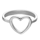 Fashion Heart Shaped Wedding Ring for Woman White(7)
