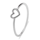 Fashion Heart Shaped Wedding Ring for Woman White(7)