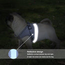 Adjustable Polyester Mesh Reflective Vest Lead Leash for Pet Dog, Size:L(Grey)