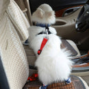 2 PCS Nylon Harness Leash Clip Pet Dog Car Seat Belt Security Belt(Black)