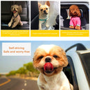 2 PCS Nylon Harness Leash Clip Pet Dog Car Seat Belt Security Belt(Black)