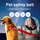2 PCS Nylon Harness Leash Clip Pet Dog Car Seat Belt Security Belt(Black)