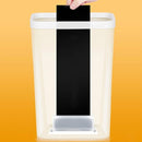 Kitchen Plastic Bag Wall-mounted Storage Box Extraction Finishing Box Creative Garbage Bag Box(Transparent)