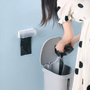 Kitchen Plastic Bag Wall-mounted Storage Box Extraction Finishing Box Creative Garbage Bag Box(Transparent)
