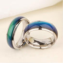 10 PCS Fine Jewelry Mood Ring Color Change Emotion Feeling Mood Ring Changeable Band Temperature Ring, Ring Size:19mm