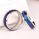 10 PCS Fine Jewelry Mood Ring Color Change Emotion Feeling Mood Ring Changeable Band Temperature Ring, Ring Size:19mm