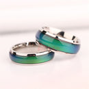10 PCS Fine Jewelry Mood Ring Color Change Emotion Feeling Mood Ring Changeable Band Temperature Ring, Ring Size:19mm