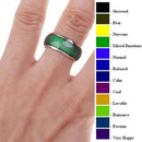 10 PCS Fine Jewelry Mood Ring Color Change Emotion Feeling Mood Ring Changeable Band Temperature Ring, Ring Size:19mm
