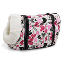 Retro Pet Carrying Bag Comfortable & Breathable Backpack For Cats And Dogs, Size:L 55x26x27cm(Love Velveted)