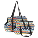 Retro Pet Carrying Bag Comfortable & Breathable Backpack For Cats And Dogs, Size:L 55x26x27cm(Love Velveted)