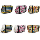 Retro Pet Carrying Bag Comfortable & Breathable Backpack For Cats And Dogs, Size:L 55x26x27cm(Love Velveted)