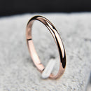 Female Stainless Steel Titanium Steel Ring, Ring Size:8(Silver)