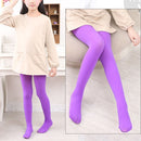 Spring Summer Autumn Solid Color Pantyhose Ballet Dance Tights for Kids, Size:M (Purple)