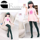 Spring Summer Autumn Solid Color Pantyhose Ballet Dance Tights for Kids, Size:XXL (Dark Green)