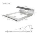 Aluminum Laptop Stand with Cooler for Mac Book Series / Laptop / Tablet PC / Smartphone