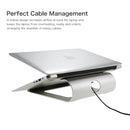 Aluminum Laptop Stand with Cooler for Mac Book Series / Laptop / Tablet PC / Smartphone
