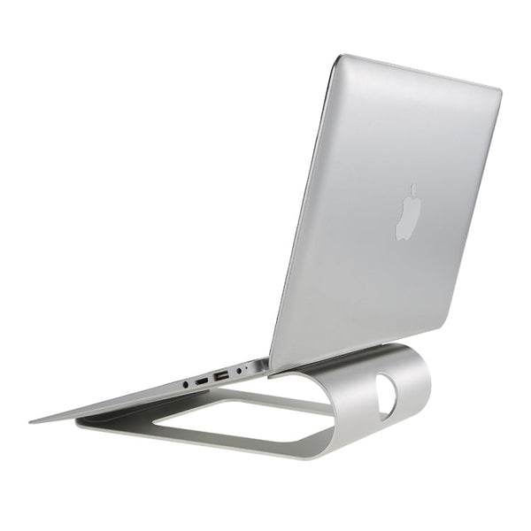 Aluminum Laptop Stand with Cooler for Mac Book Series / Laptop / Tablet PC / Smartphone