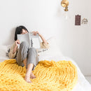Fashion Handmade Polyester Blanket, Size:50X50cm(Dark Grey)