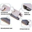 10 PCS Usb Type-C 16P Sinking Plate Female Plug, Specification: Sink Plate 0.8