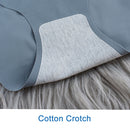 4 PCS / Set Non-trace Ice Silk Panties Female Pure Cotton Crotch Antibacterial Mid-Waist Breathable Girl Briefs, Size: XL(Dark Gray+Flesh Color+Black+White)