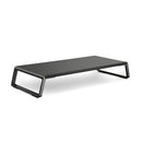 Monitor Stand Riser with Metal Feet for iMac MacBook LCD Display Printer, Lapdesk Tabletop Organizer Sturdy Platform Save Space(Black)