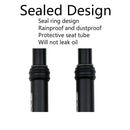 ZOOM Bicycle Wire-Controlled Hydraulic Lift Seat Tube Mountain Bike Seatpost, Size:30.9mm, Specification:375mm External Routing