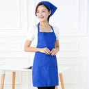2PCS Kitchen Chef Aprons Cooking Baking Apron With Pockets(Black)