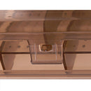 5 PCS Double Layer 10 Grid Portable Jewelry Box Transparent Earring Storage Box, Random Color Delivery
