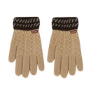 Winter Gloves Children Classical Girls Boys Winter Warm Gloves(Black)