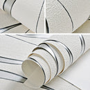 Simple 3D Water Ripple Non-woven Wallpaper Home Decoration Wall Sticker(White)