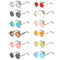Metal Round Frame Steampunk Retro Sunglasses for Men Women(12)